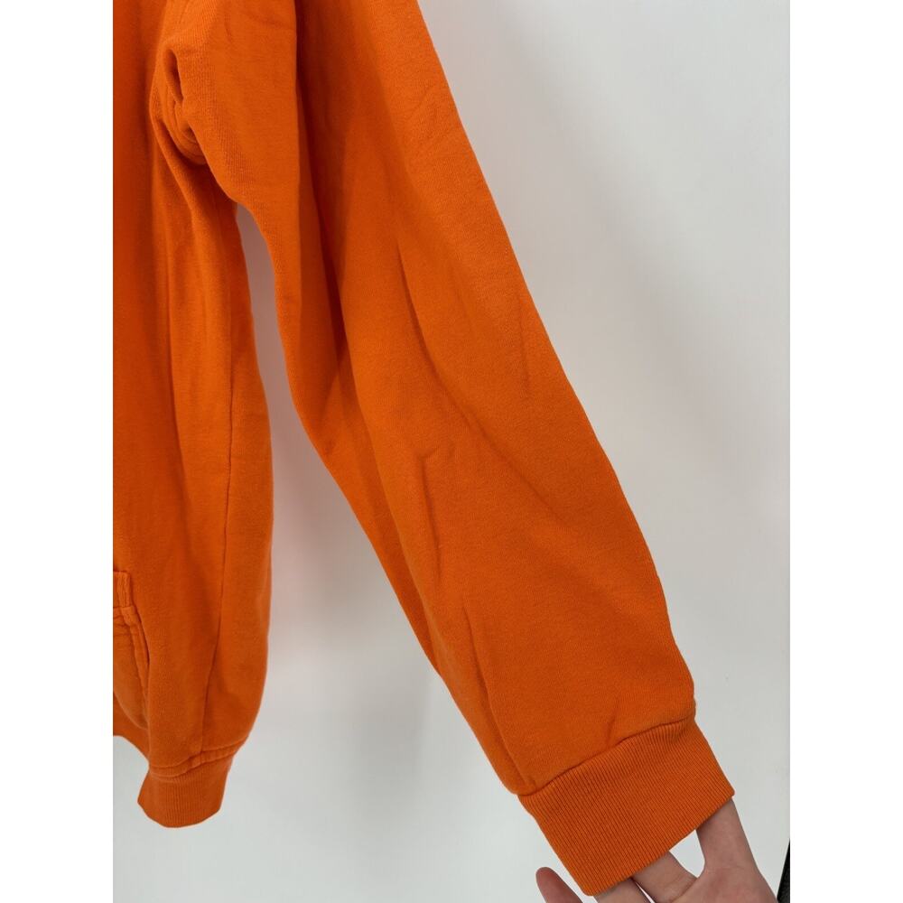 Pasta Vintage Cardigan Sweater Womens L/Xl Orange Button Front Pockets V Neck View 4